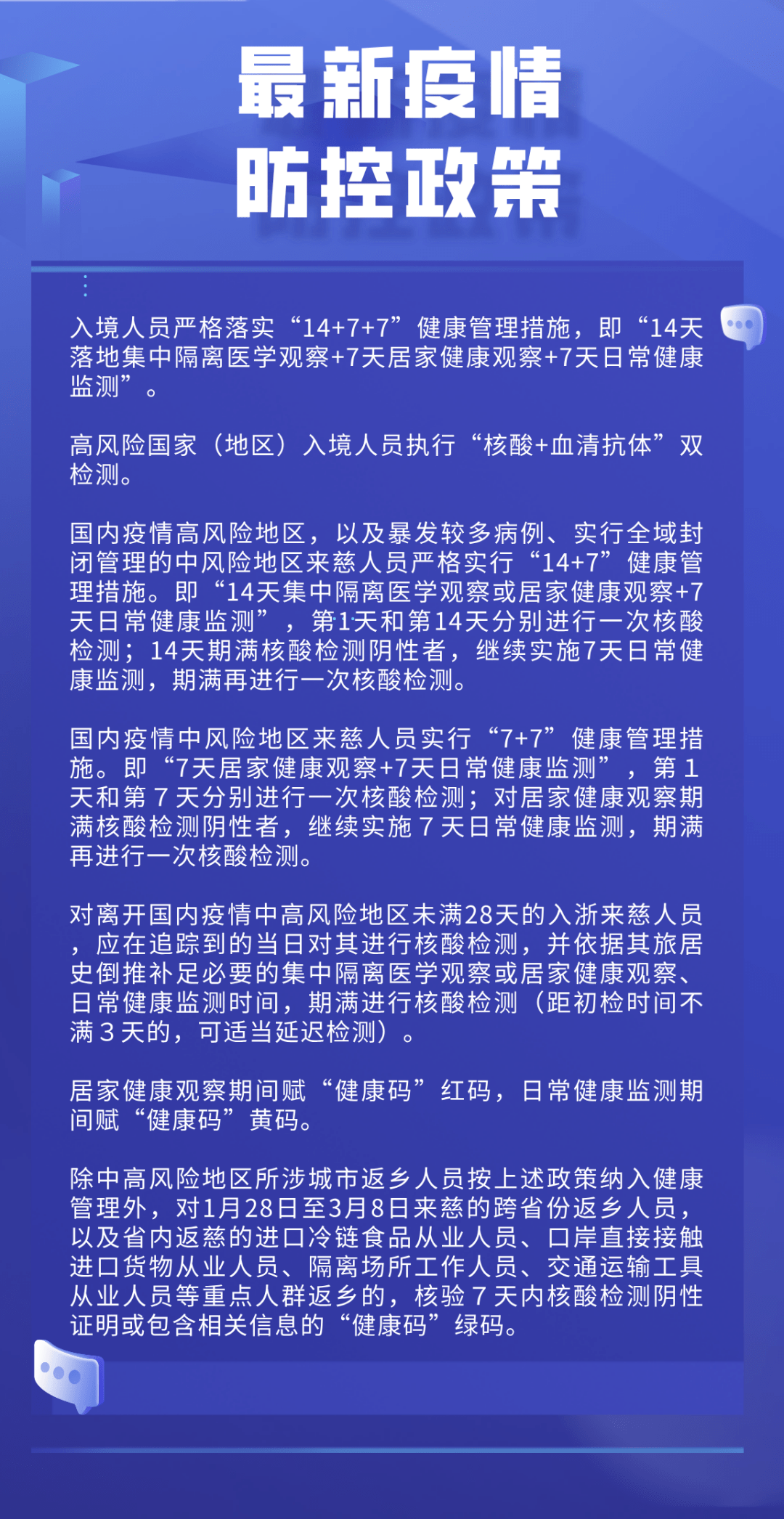 各地最新疫情防控要求，科学精准，共建健康防线