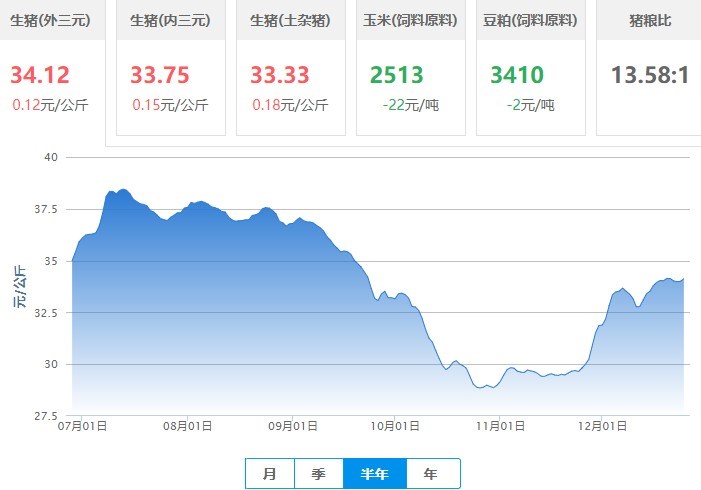 明天猪价最新行情分析