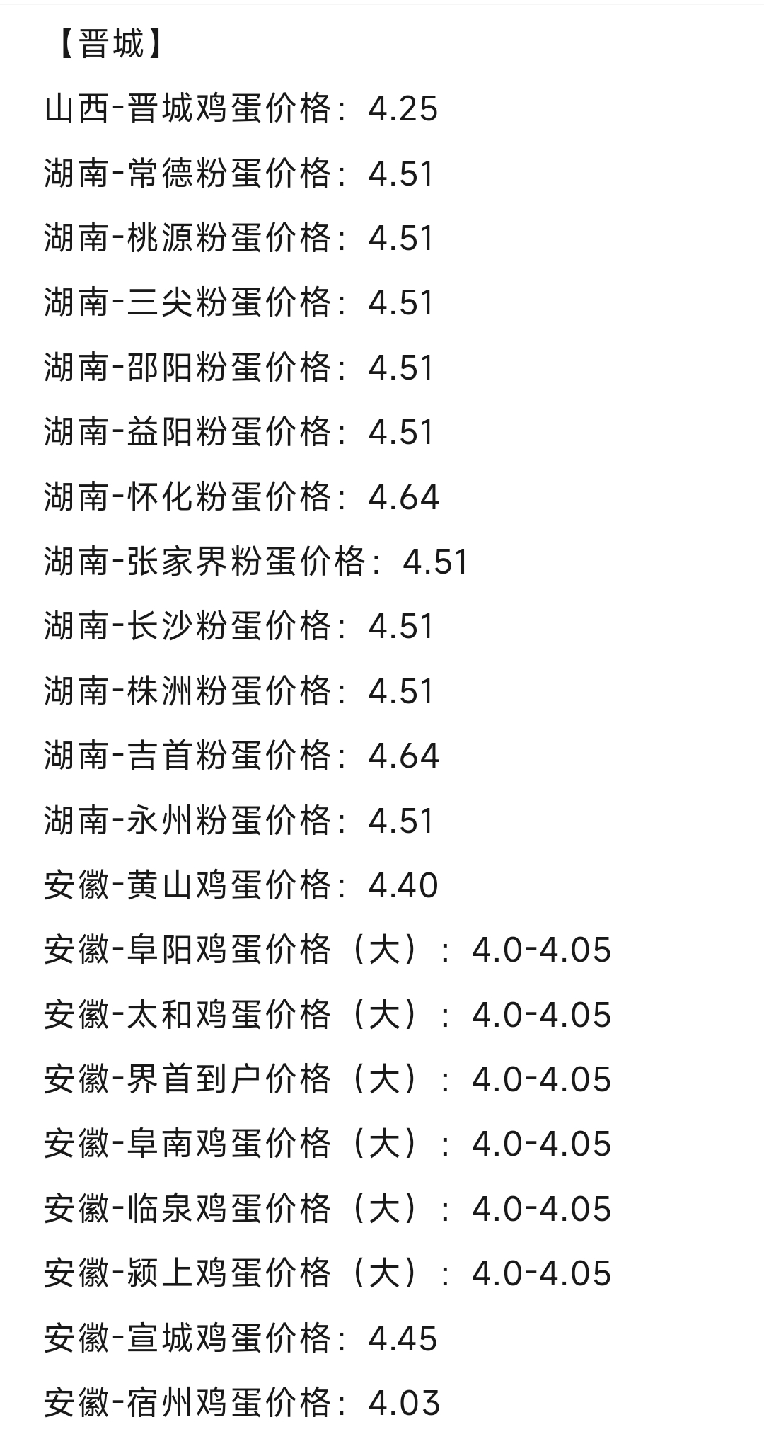 河南地区鸡蛋最新价格分析